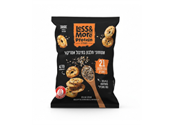 שטוחוני חלבון בתיבול אמריקאי קיטו 50 גרם - לס אנד מור