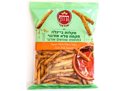 מקלות בייגלה מקמח מלא אורגני עם שומשום - הרדוף